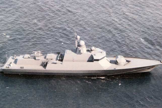 В Петербурге спустят на воду новый небольшой ракетный крейсер