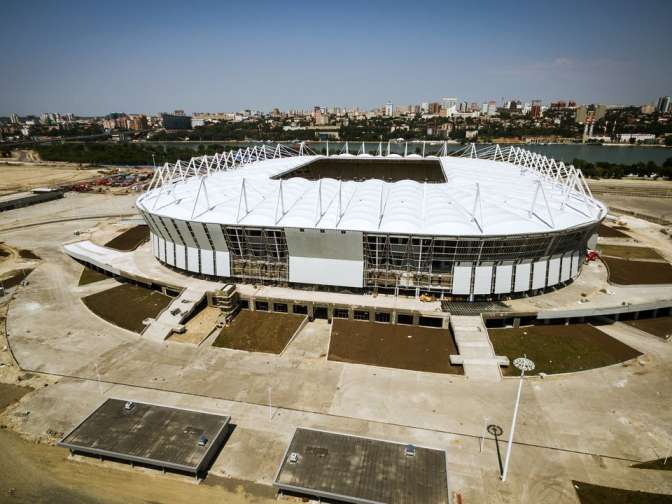 В Ростове окончено строительство стадиона «Ростов-Арена»