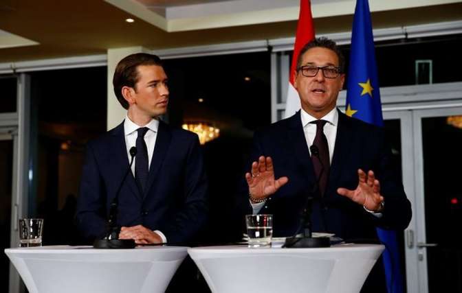 В Австрии партия Курца и ультраправые сформируют коалиционное руководство