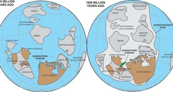 Часть Австралии признали Северной Америкой, которая раскололась 175 млн лет назад