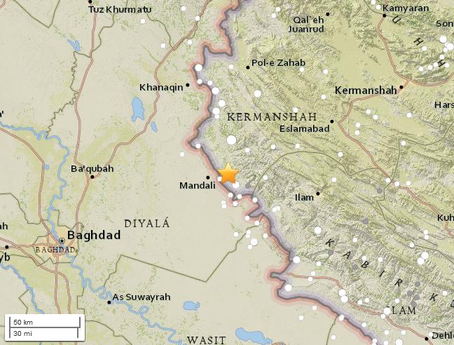 Землетрясение магнитудой 5,1 случилось на юге Ирана