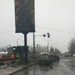 ДТП в Киеве: сгорели 4 автомобиля