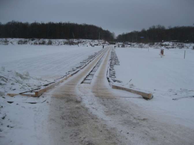 Автомобильную ледовую переправу открыли в Пильнинском районе