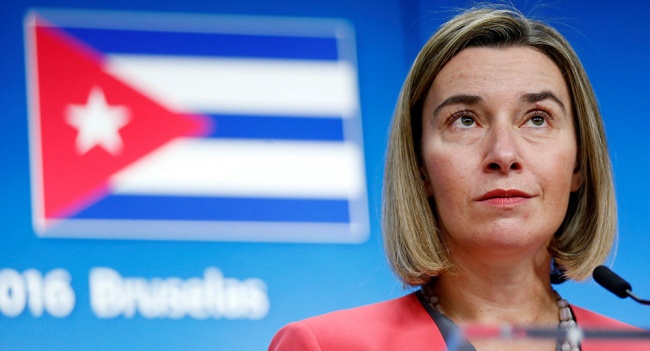 Могерини считает блокаду Кубы со стороны Соединённых Штатов Америки неприемлемой