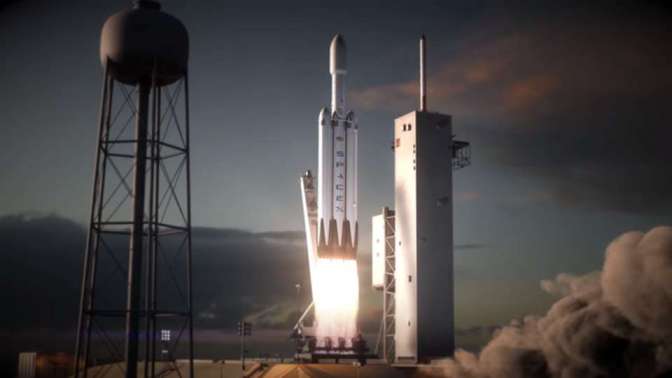 1-ый запуск ракеты Falcon Heavy может состояться 6 февраля