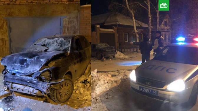 В Омске шофёр насмерть сбил ребёнка и взрослого на тротуаре и исчез