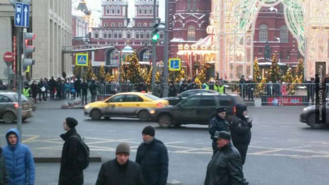 В МВД сказали о задержании Навального на Тверской улице