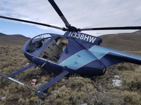 В США из-за лося разбился вертолет