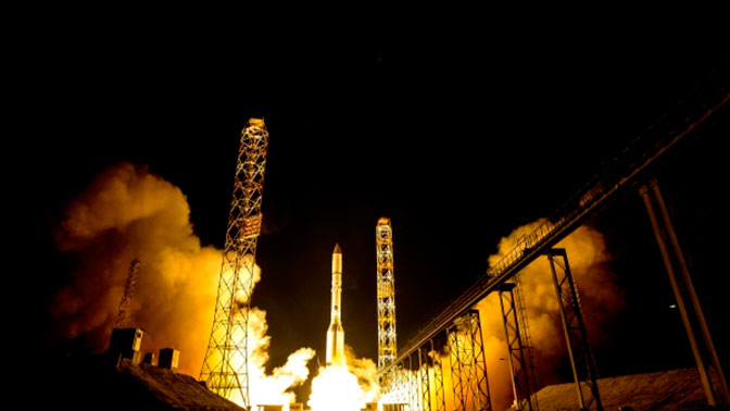 С Байконура запустили ракету «Протон-М» с военным спутником