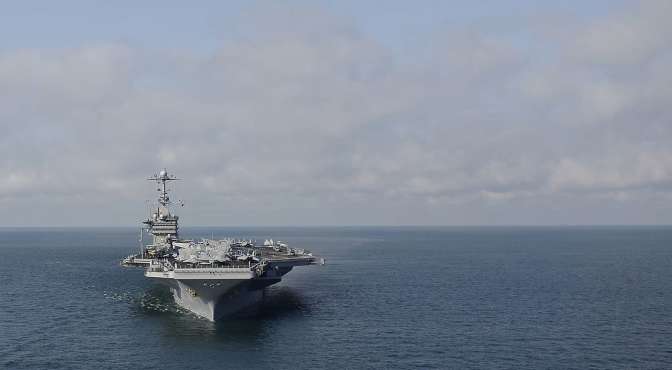 Ударный флот ВМС США вошел в Средиземном море