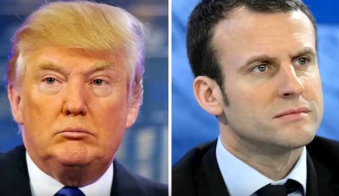 Трамп и Макрон намерены обмениваться информацией о химатаке в Сирии 7 апреля Трамп и Макрон намерены обмениваться информацией о химатаке в Сирии 7 апреля