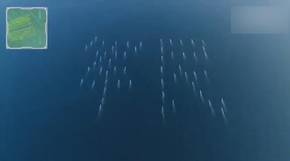 В Китайской народной республике удачно испытали флотилию из 56 надводных роботов