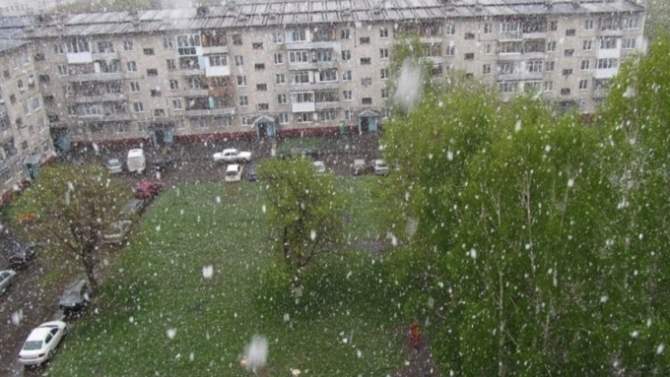 Наконец-то лето: в России 1 июня выпал снег