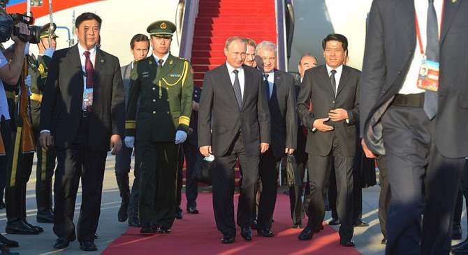 Путин прибыл в Пекин