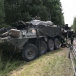 Столкновение бронетехники в Пренайском районе Литвы: пострадали 13 военных США