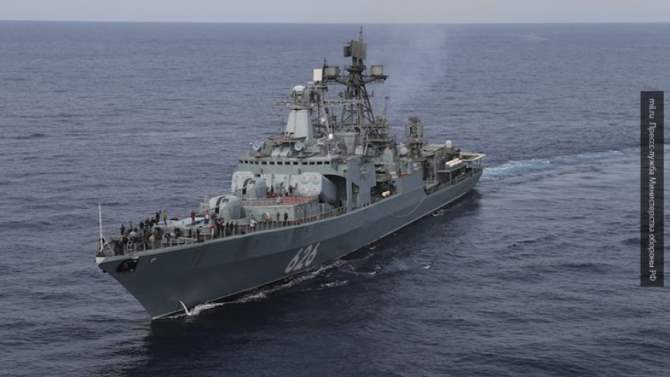 Корабль ВМФ Российской Федерации перехватила в Чёрном море украинская авиация