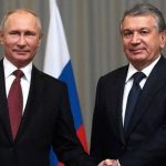 Путин встретился с главой Узбекистана Мирзиёевым в рамках ШОС