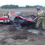 В Алтайском крае разбился Як-52, два человека погибли