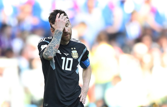Аргентина сыграла вничью со сборной Исландии — счет 1:1