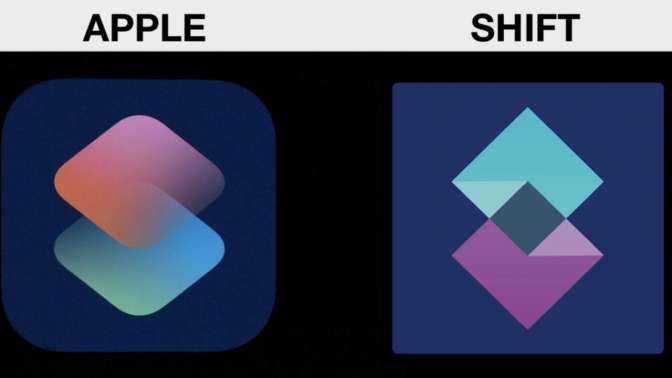 Стартап Shift обвинил Apple в краже логотипа для Siri Shortcuts