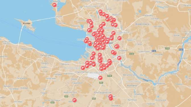 Карту заказных убийств «лихих 90-х» составили в Санкт-Петербурге