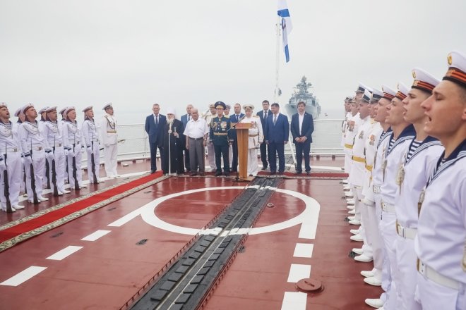 Парад кораблей в честь Дня Военно-морского флота прошел во Владивостоке