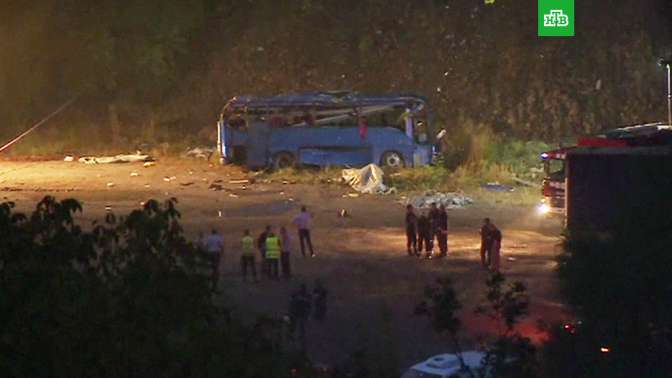 Жители России не пострадали при ДТП с автобусом, упавшим в ущелье в Болгарии