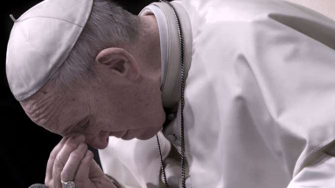 Папа Римский Франциск встретился в Дублине с жертвами священников-педофилов