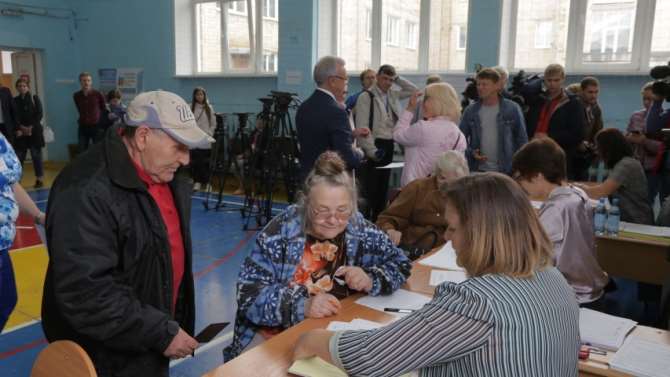 Утренняя явка на выборах руководителя Красноярского края составила 3,84%