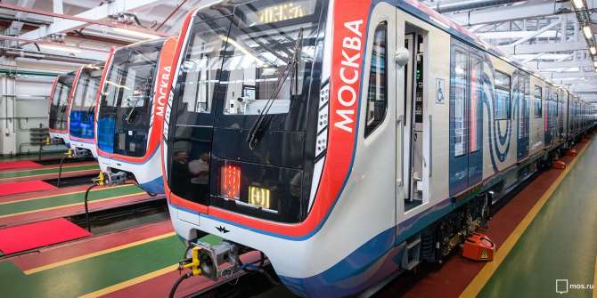 В столичной подземке запустили 70-й поезд «Москва»