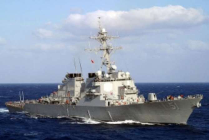 Корабль ВМС Китайская народная республика атаковал американский эсминец в Южно-Китайском море