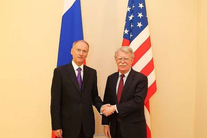 Болтон и Патрушев в столице России обсудили «соглашения о вооружении»