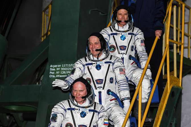 «Союз МС-08» забрал троих космонавтов с МКС
