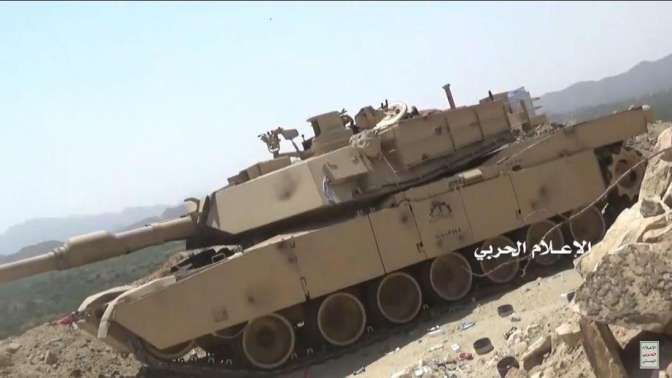 Подрыв танка «Абрамс» хуситами в Саудовской Аравии попал на видео