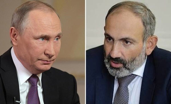 Путин и Пашинян обсудили взаимодействие в рамках евразийской интеграции