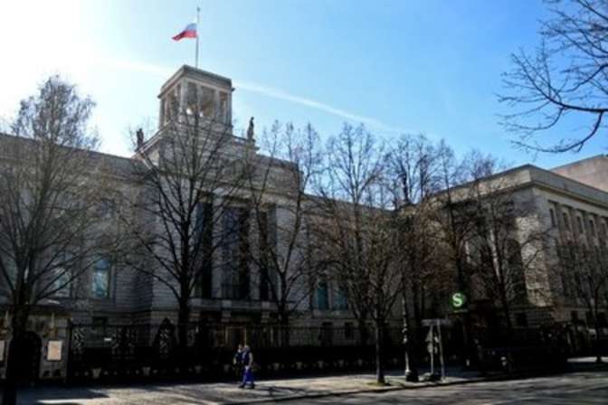 Милиция оцепила строение посольства Российской Федерации в Германии