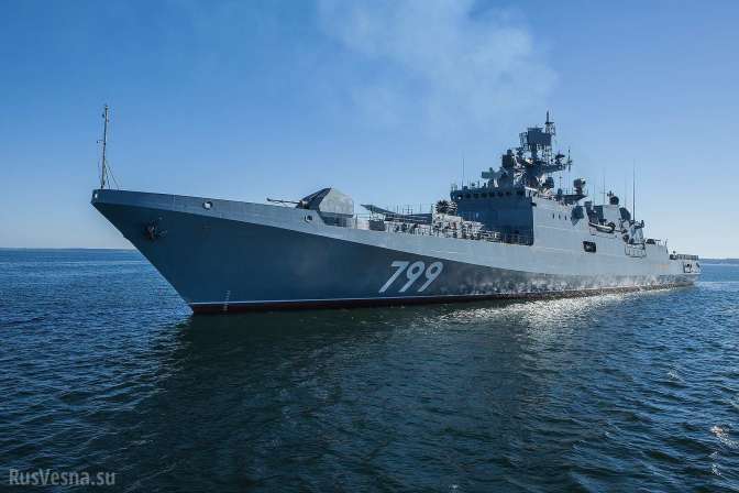 РФ отправила фрегат с крылатыми ракетами с Крыма в Средиземноморье