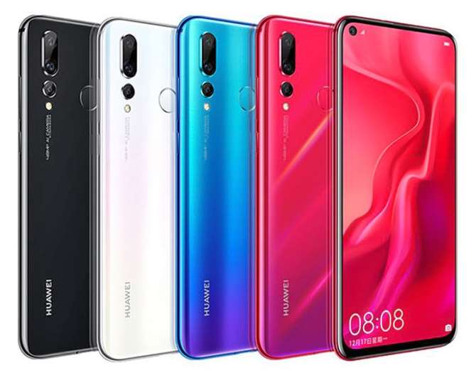 Huawei представила Huawei Nova 4 с дырой и камерой на 48 Мп