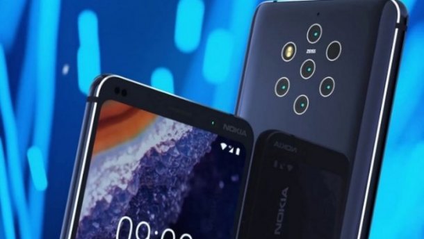 В Сети раскрыли дизайн Nokia 9 с пятью камерами