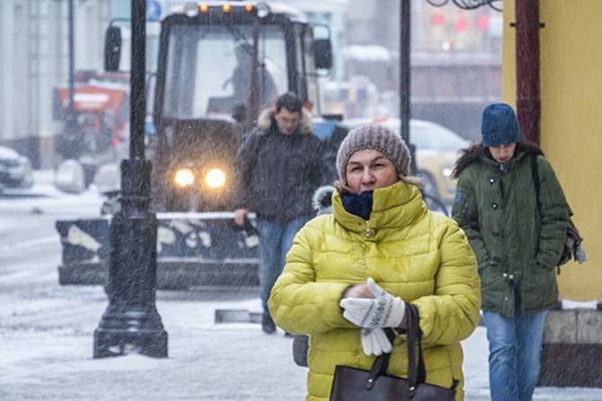 Синоптики ожидают рекордный снегопад в столице в субботу