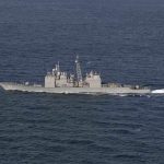 Около побережья США столкнулись два военных корабля