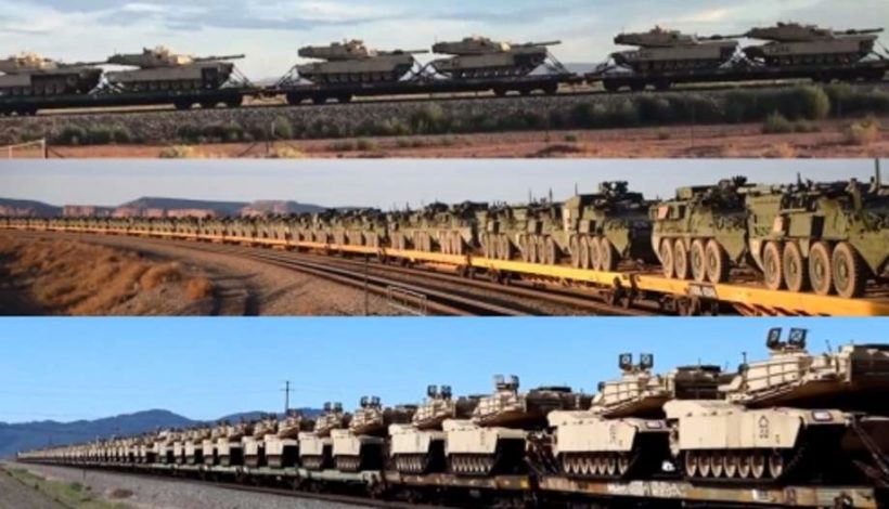 Америка отправляет в поход всё новые и новые танковые бригады