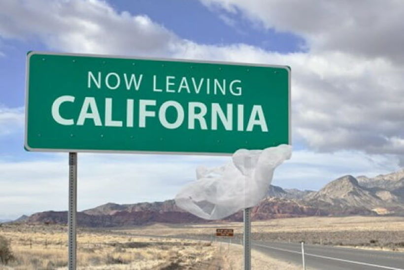 Люди бегут из Калифорнии