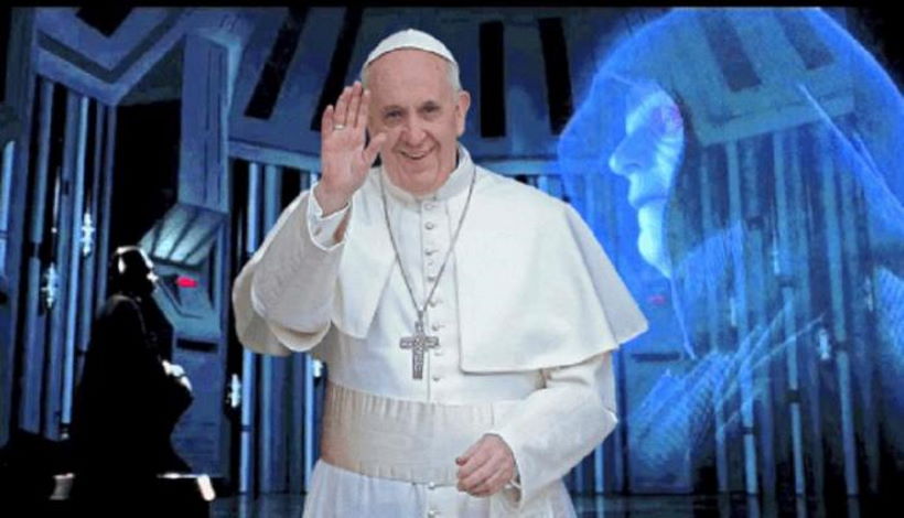 Голограмма Папы Римского. Что это было