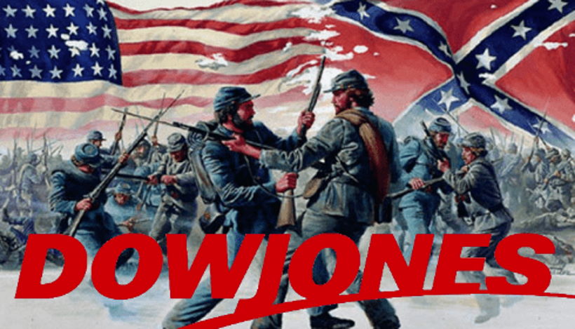 Доу – Джонс объявил о начале в США гражданской войны?