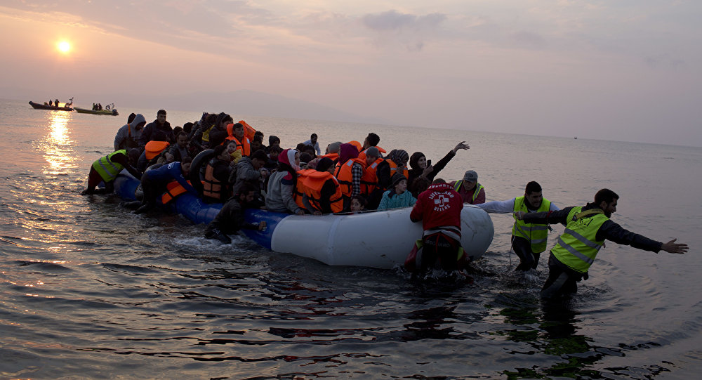 Новый лагерь для мигрантов открывается на острове Лесбос в Греции после крупного пожара — Видео