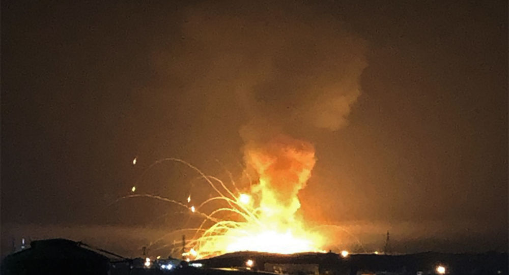 Первоначальный зонд показал взрыв на складе боеприпасов в Иордании, вызванный сильной жарой, сообщает армия
