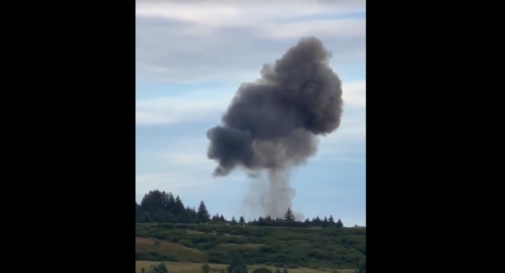 Видео: Огненный взрыв после неудачного запуска ракеты Астра в Кадьяке