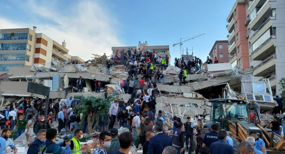 Эрдоган в Турции сообщил, что в результате землетрясения в Измире погибло 37 человек