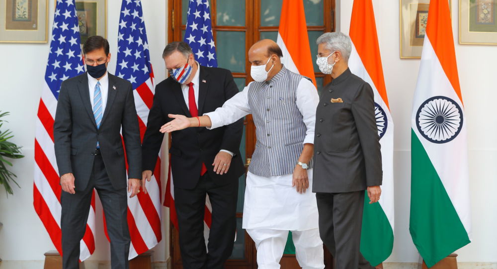 Министры иностранных дел и обороны Индии проводят переговоры в формате 2 + 2 с Помпео и Эспером — министерство